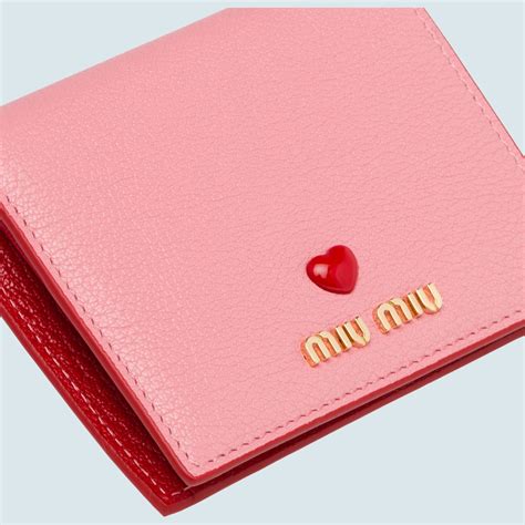 miu miu small madras love wallet|MIU MIU Madras Wallet for Women .